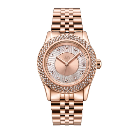 JBW Carina Quartz Diamond Rose Gold Dial Ladies Watch J6368B
