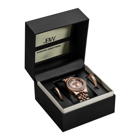 JBW Carina Quartz Diamond Rose Gold Dial Ladies Watch J6368B