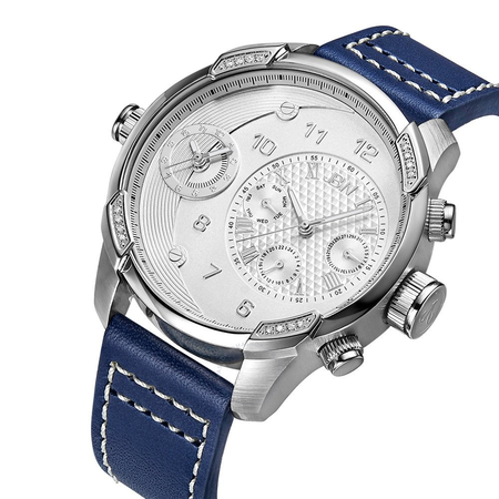 JBW G3 Silver Dial Diamond Men's Watch J6325A