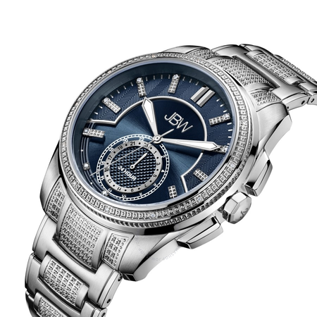 JBW Prince Quartz Diamond Blue Dial Men's Watch J6371D