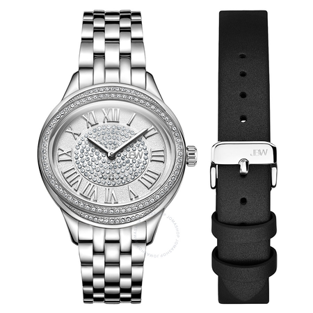 JBW Women's Plaza Oval Diamond Watch & Band Set J6366A J6366-SetA