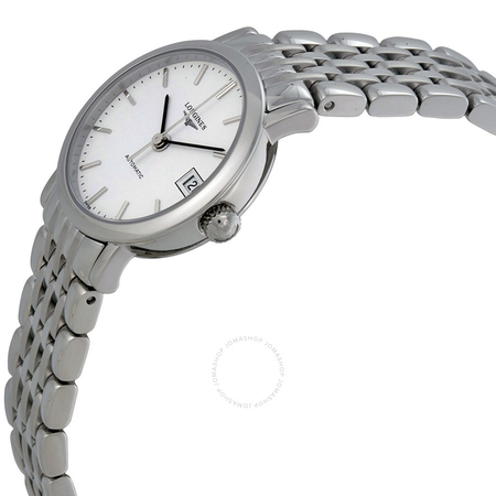 Longines Elegant White Dial Stainless Steel Ladies Watch L43094126 L3094126