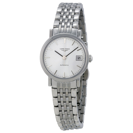 Longines Elegant White Dial Stainless Steel Ladies Watch L43094126 L3094126