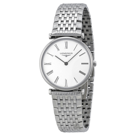 Longines La Grande White Dial Stainless Steel Men's Watch L45124116 L4.512.4.11.6