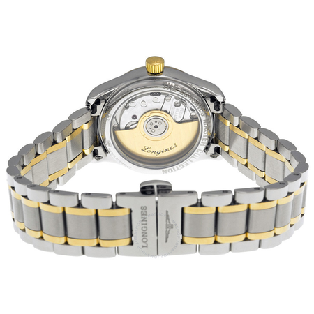 Longines Master Automatic White Dial Ladies Watch L21285127 L2.128.5.12.7