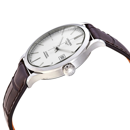 Longines Record Automatic Chronometer Silver Dial Men's Watch L2.820.4.72.2