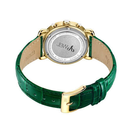 JBW Victory Quartz Green Dial Ladies Watch JB-6210L-X