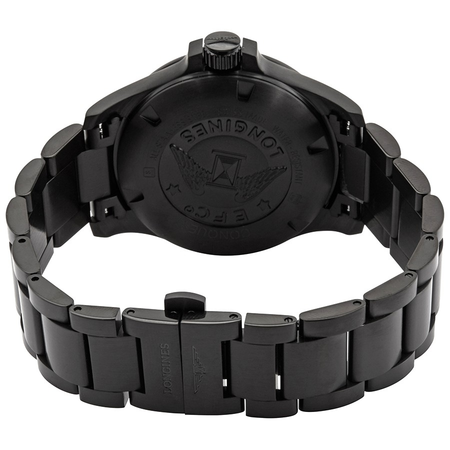 Longines Conquest V.H.P. Perpetual Quartz Black Dial Men's Watch L3.716.2.56.6
