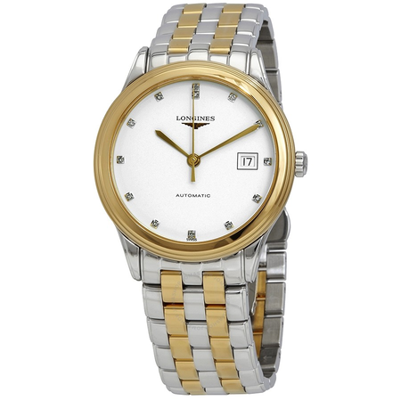 Longines Flagship Automatic Diamond White Dial Men's Watch L4.974.3.27.7