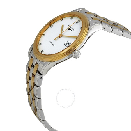 Longines Flagship Automatic Diamond White Dial Men's Watch L4.974.3.27.7