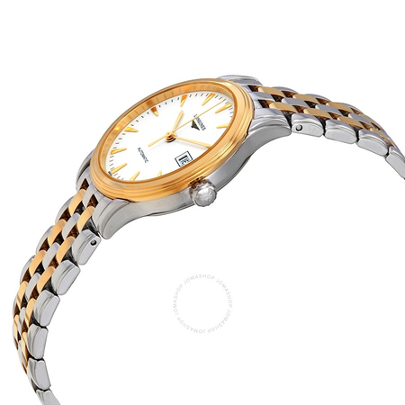 Longines Flagship Automatic White Dial Two-tone Ladies Watch L4.374.3.22.7