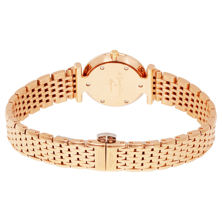Longines La Grande Classique White Ladies Rose Gold PVD Watch L42091918