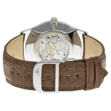 Jaeger LeCoultre Jaeger Le Coultre Master Ultra Thin Silver Dial Brown Leather Men's Watch Q1348420