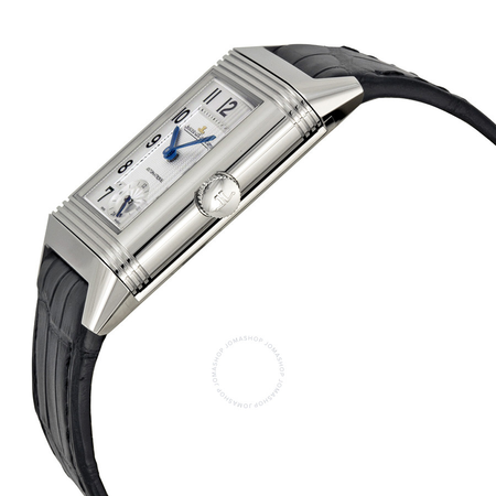 Jaeger LeCoultre Jaeger Lecoultre Grande Reverso Automatic White Dial Black Leather Men's Watch Q3808420