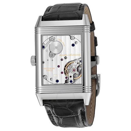 Jaeger LeCoultre Grande Reverso Manual Wind Leather Strap Men's Watch Q3738420