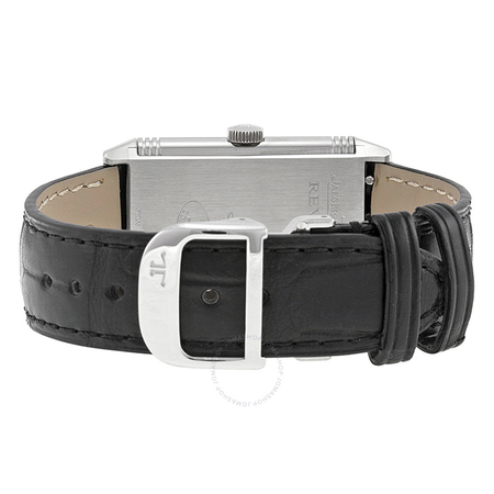 Jaeger LeCoultre Grande Reverso Ultra Thin White Dial Black Leather Ladies Watch Q3208422
