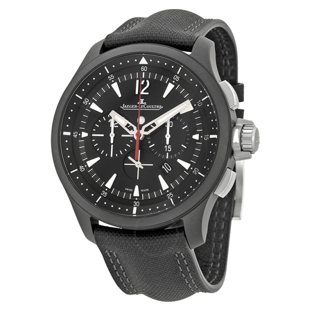 Jaeger LeCoultre Jaeger Lecoultre Master Compressor Chronograph Black Dial Men's Watch Q205C570