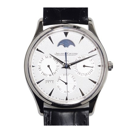 Jaeger LeCoultre Master Ultra Thin Perpetual Calendar White Gold Men's Watch Q1303520