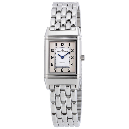 Jaeger LeCoultre Reverso White Dial Stainless Steel Ladies Watch Q2618110