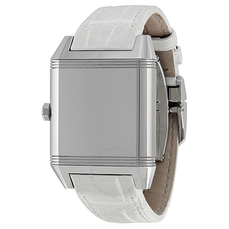 Jaeger LeCoultre White Dial White Leather Ladies Watch Q7068421