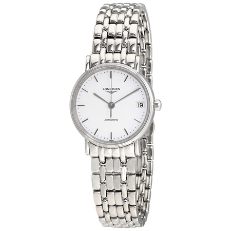 Longines Presence Automatic White Dial Ladies Watch L43224126