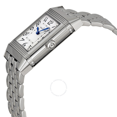 Jaeger LeCoultre Reverso Duetto Silver Dial Stainless Steel Ladies Watch Q2568102