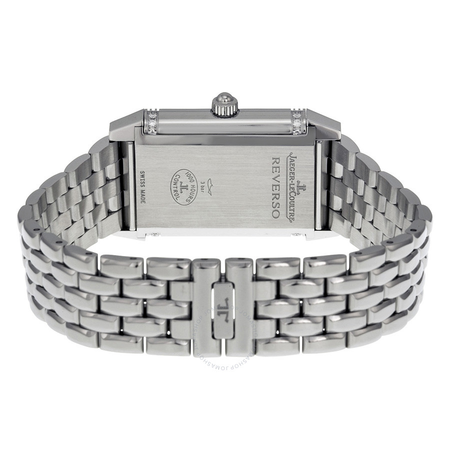 Jaeger LeCoultre Reverso Duetto Silver Dial Stainless Steel Ladies Watch Q2568102