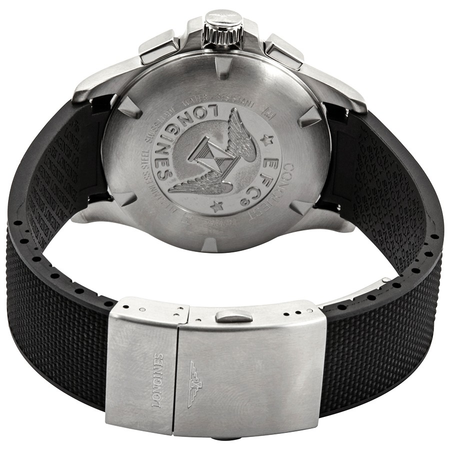 Longines Conquest V.H.P. Perpetual Chronograph Quartz Black Dial Men's Watch L37274569