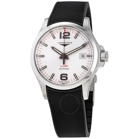 Longines Conquest V.H.P. Perpetual Quartz Silver Dial Men's Watch L37264769