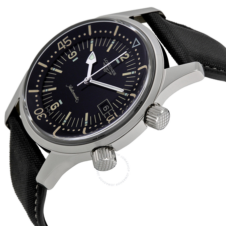 Longines Heritage Automatic Black Dial Men's Watch L3.674.4.50.0