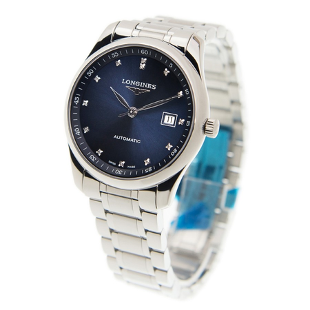 Longines Master Collection Automatic Chronometer Diamond Blue Dial Unisex Watch L2.793.4.97.6
