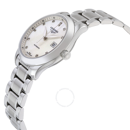 Longines Master Collection Automatic Mother of Pearl Dial Stainless Steel Ladies Watch L2.257.4.87.6
