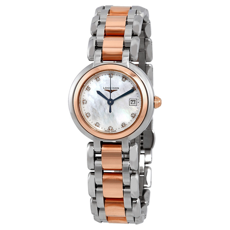 Longines Prima Luna Mother Of Pearl Diamond Dial Ladies Watch L81105876