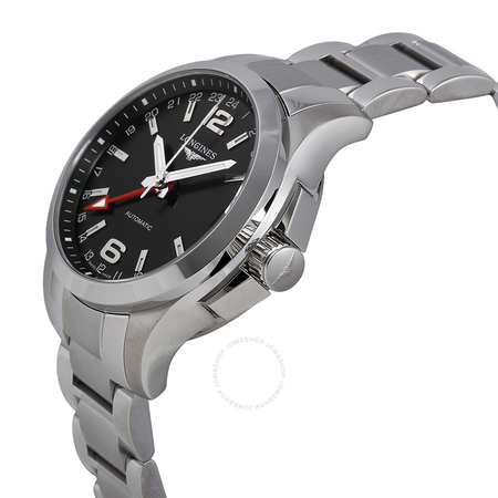 Longines Conquest Automatic Black Dial Stainless Steel Men's Watch L3.687.4.56.6