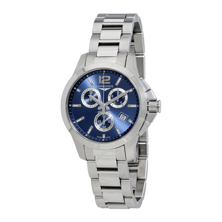 Longines Conquest Chronograph Blue Dial Unisex Watch L3.379.4.96.6