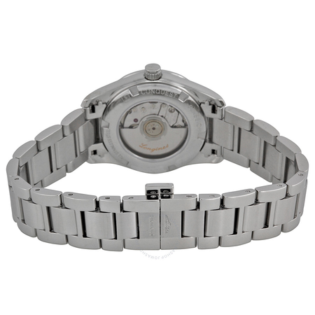 Longines Conquest Classic Black Dial Stainless Steel Ladies Watch L22854566 L2.285.4.56.6