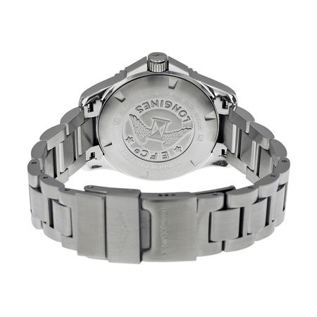 Longines Hydro Conquest Black Dial Red Bezel Stainless Steel Men's Watch L36944596