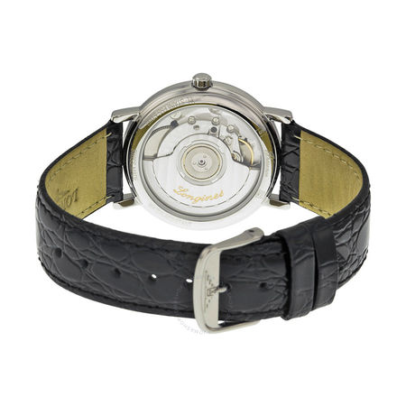 Longines La Grand Classic Presence White Dial Black Leather Watch L48044112 L4.804.4.11.2