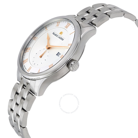 Maurice Lacroix Masterpiece Silver Dial Automatic Men's Stainless Steel Watch MP6907-SS002-111