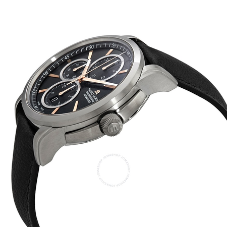 Maurice Lacroix Pontos Chronograph Automatic Black Dial Men's Watch PT6188-SS009-332