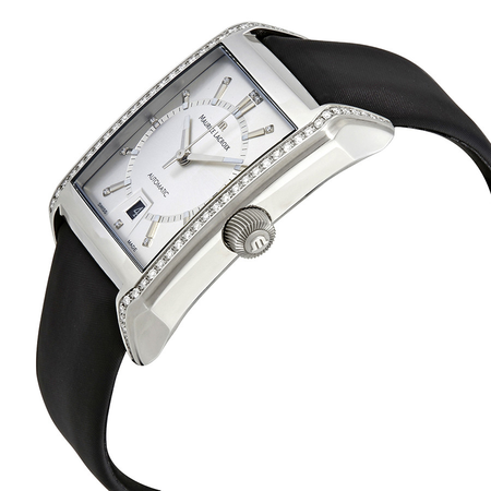 Maurice Lacroix Pontos Rectangulaire Automatic Silver Dial Men's Watch 11316555V100GL10R