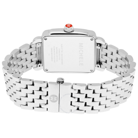 Michele Michele Ladies Deco-16 Mother of Pearl Dial Steel Watch MWW06V000001