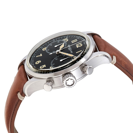 Montblanc 1858 Chronograph Automatic Black Dial Men's Watch 117836