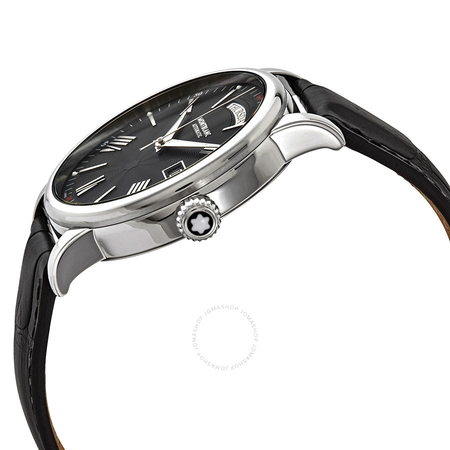 Montblanc 4810 Automatic Black Dial Black Leather Men's Watch 115936