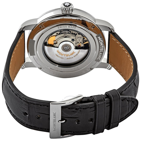 Montblanc 4810 Automatic Black Dial Black Leather Men's Watch 115936