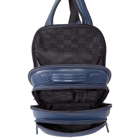 Montblanc Montblanc Sartorial Small Leather Backpack - Indigo 115629