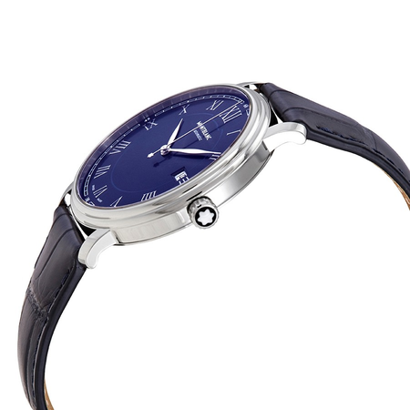 Montblanc Tradition Automatic Blue Dial Men's Watch 117829