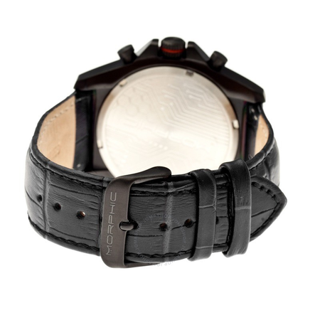 Morphic M36 Series Black Dial Chronograph Black IP Case Men's Watch MPH3605