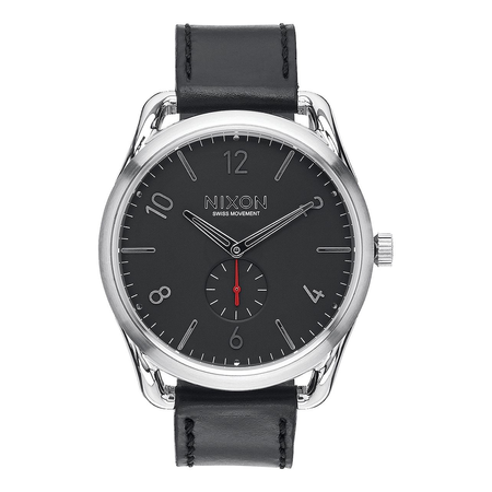 Nixon C45 Leather Black Dial Men's Watch A465008