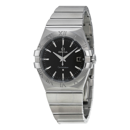 Omega Constellation 09 Quartz Black Dial Men's Watch 123.10.35.60.01.001